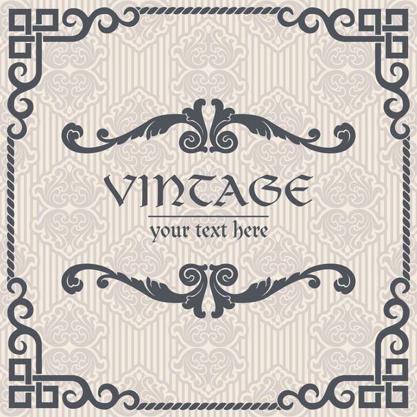 Vector vintage background - Vecteur, image