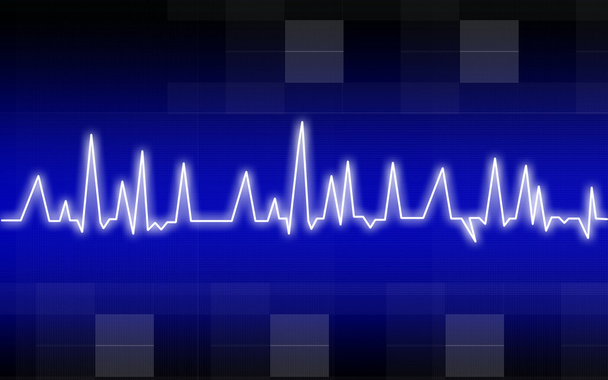 Heart pulse illustration - Photo, Image
