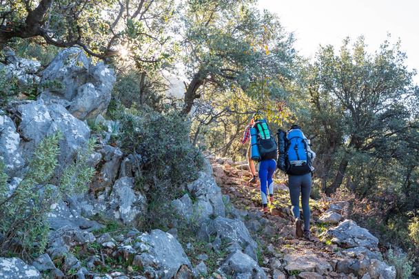 Beautiful nature landscapes in Turkey mountains.  Lycian way is famous among  hikers. - Photo, Image