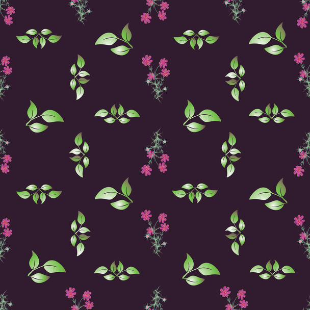 Floral - seamless pattern - Vecteur, image