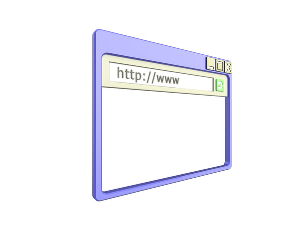 janela do navegador 3d
 - Foto, Imagem