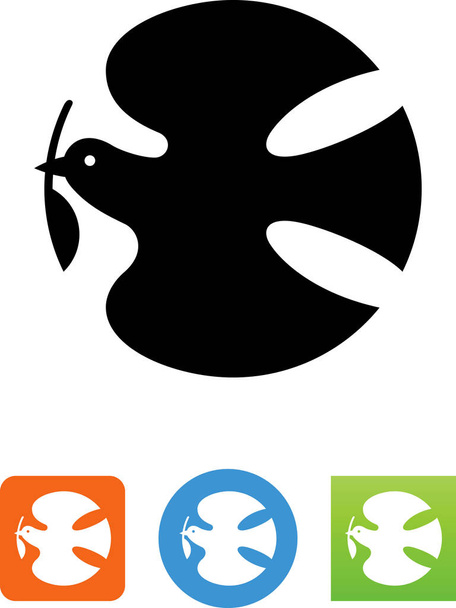 Dove peace vector icon - Vector, afbeelding