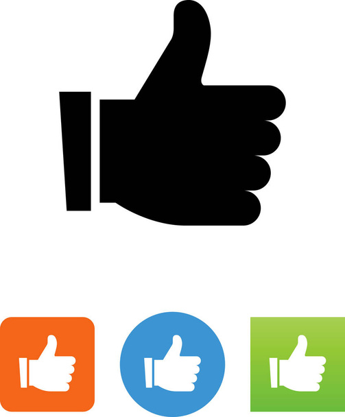 Like thumbs up vector icon - Vector, Image