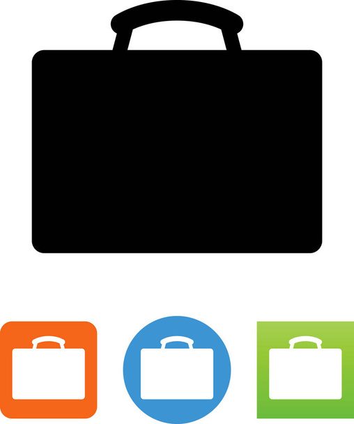 Briefcase portfolio vector icon - Vektör, Görsel