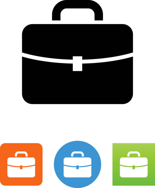 Briefcase portfolio vector icon - Διάνυσμα, εικόνα