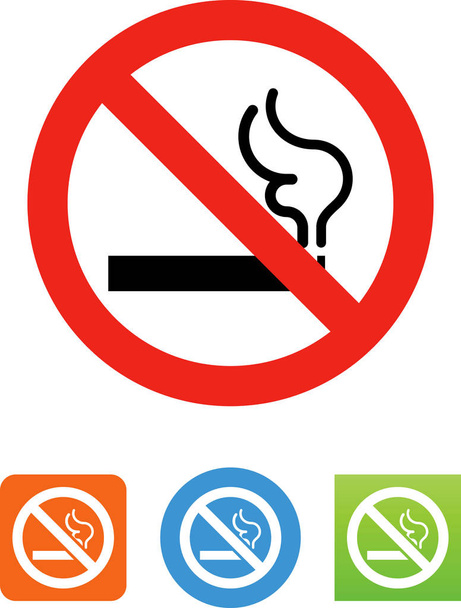 Kein rauchendes Vektorsymbol - Vektor, Bild