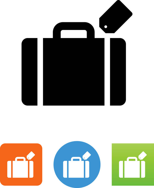 Luggage / Travel / Baggage Claim / Suitcase icon - Vetor, Imagem