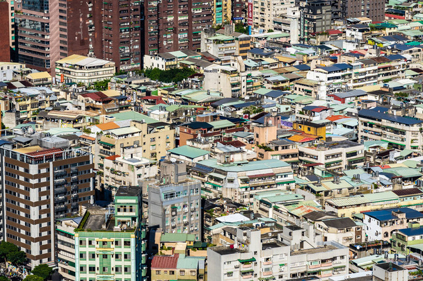 Bella architettura che costruisce trame esterne nella città di taipei a Taiwan
 - Foto, immagini