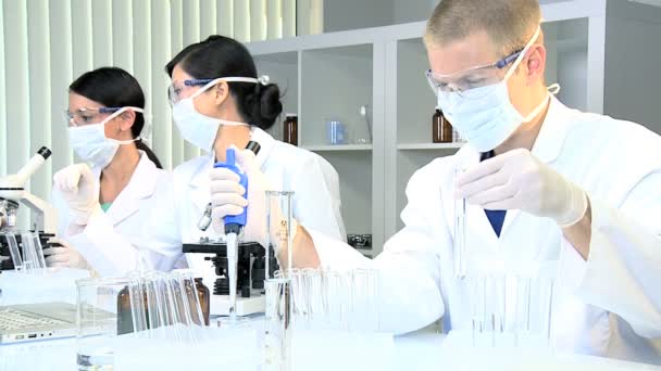 Opiskelija Lääkärit työskentelevät sairaalassa Laboratory
 - Materiaali, video