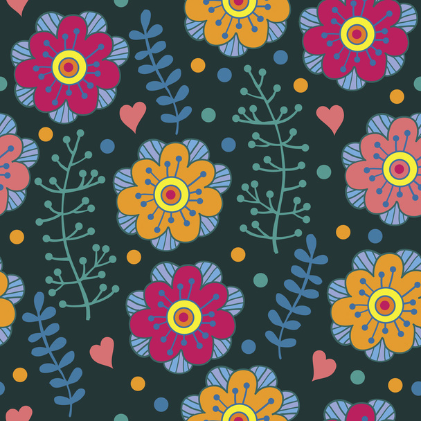 bright floral pattern - Vecteur, image