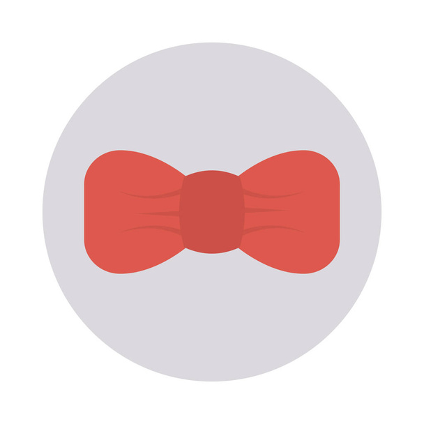 bow tie flat icon, vector, illustration - Διάνυσμα, εικόνα