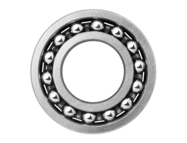 Metal ball bearing isolated on white background - Photo, Image