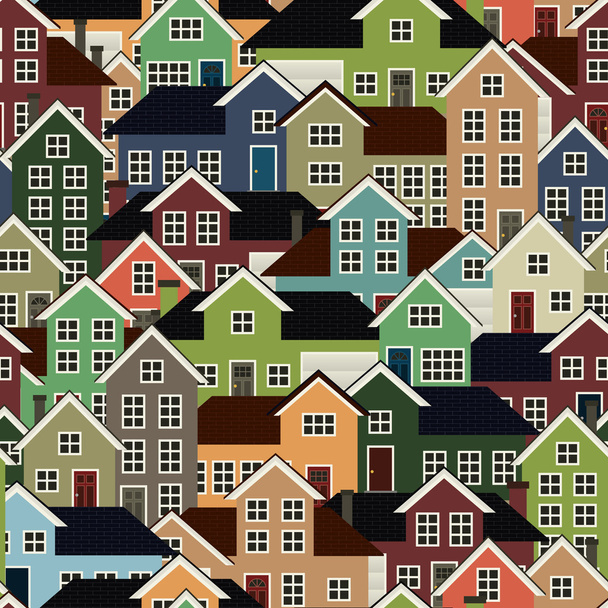 Suburbs Background - Vector, Image