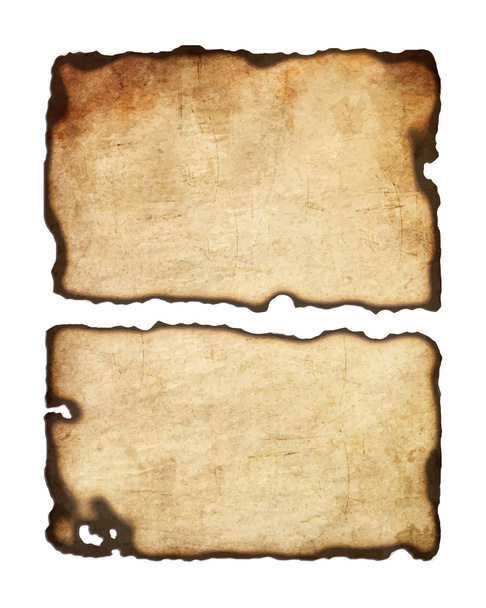 старий папір з обпаленими краями
 - Вектор, зображення