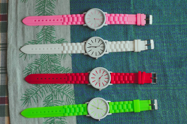 Multi Color wrist watches - Photo, Image