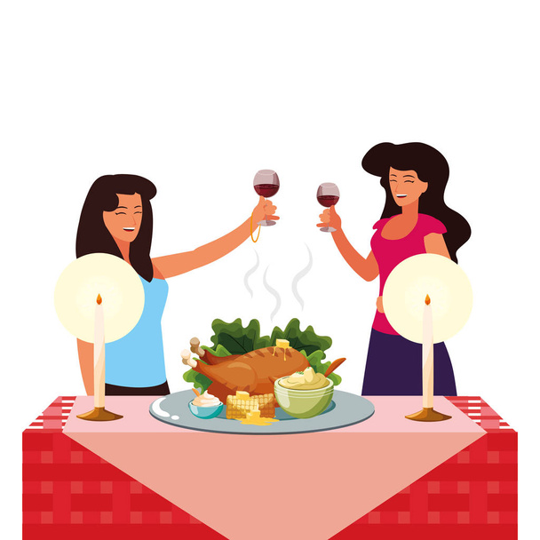 Thanksgiving holiday design - Vector, Image