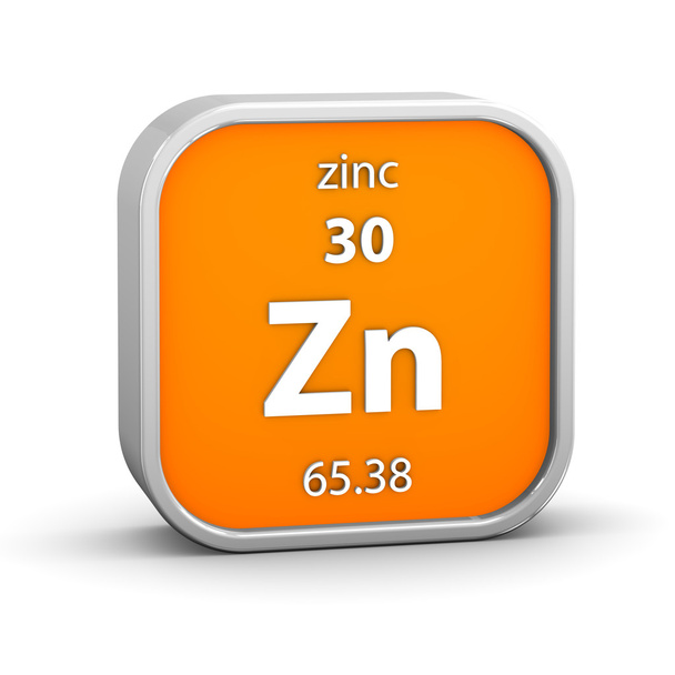 Zink-Materialzeichen - Foto, Bild