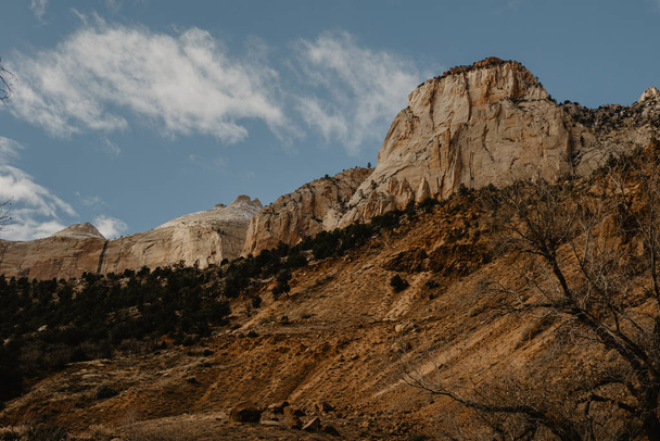 view on  Red rock canyon in USA - Φωτογραφία, εικόνα
