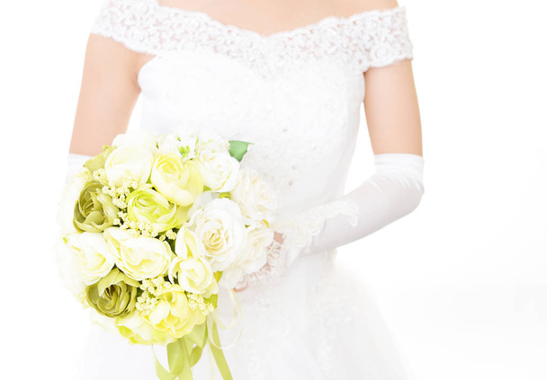 Bride in wedding dress - Fotó, kép