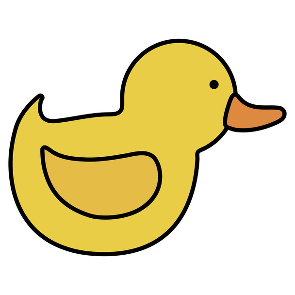 little duck of carnival - Wektor, obraz