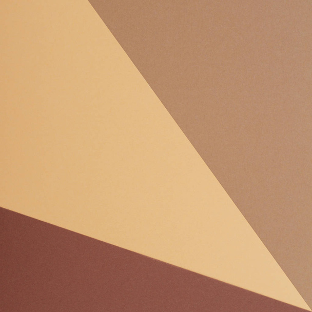 Абстрактная геометрическая форма бежевый желтый коричневый цвет фона бумаги
. - Фото, изображение