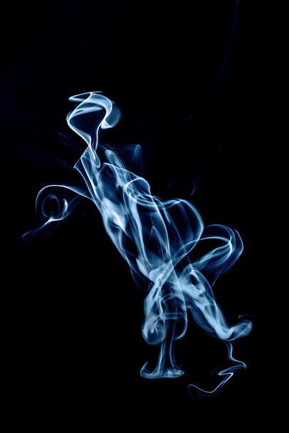smoke isolated on a black background - Foto, Bild