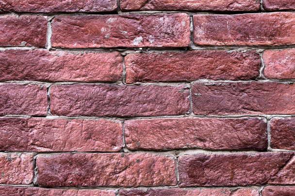 decorative painting painted surface stone brick wall vintage old cracked - Photo, Image