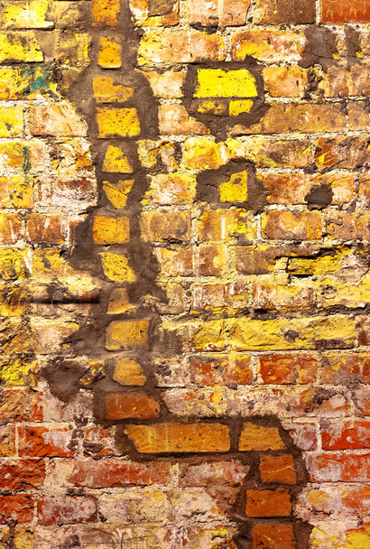 старинный стиль трещины каменная стена в качестве фона
 - Фото, изображение