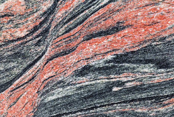 beautiful reddish-brown interior decorative stone marble abstract cracks and stains on the surfatse  - Valokuva, kuva