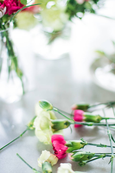 Kwiaciarnia bukiet projekt - wesele, wakacje i kwiatowy ogród w stylu koncepcja, Elegancka oprawa wizualna - Zdjęcie, obraz