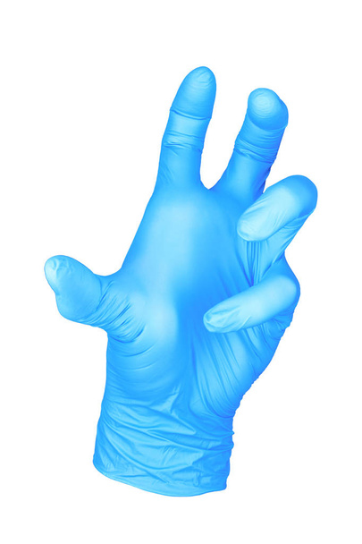 photo hand isolated glove crooked fingers / hand in position crooked fingers - Fotoğraf, Görsel