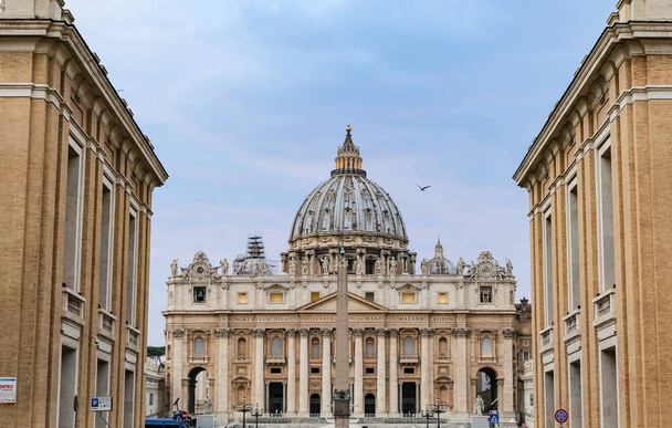 St. Peters Basilica in Vatican City State, Rome City, Italy - Photo, Image
