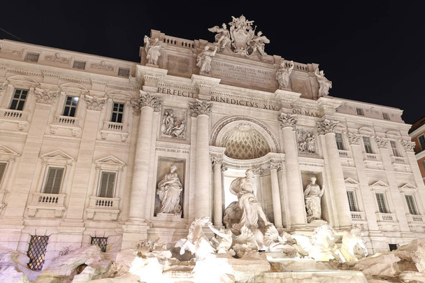 Fontanna di Trevi, Fontana di Trevi w Rzymie City, Włochy - Zdjęcie, obraz