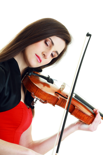 Violinist girl - Фото, зображення