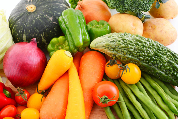 Variety of fresh organic vegetables - Fotó, kép