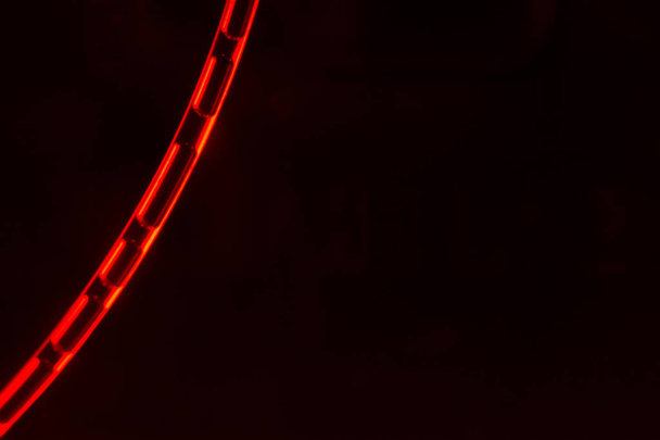 Red blood cells. Close of vein, dark background - Foto, Bild