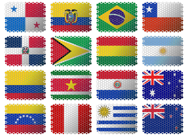 National flags - Zdjęcie, obraz