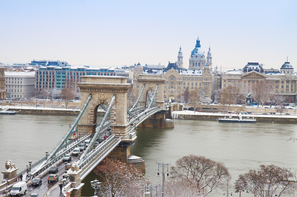 Chain Bridge ,Budapest, Hungary - Фото, изображение