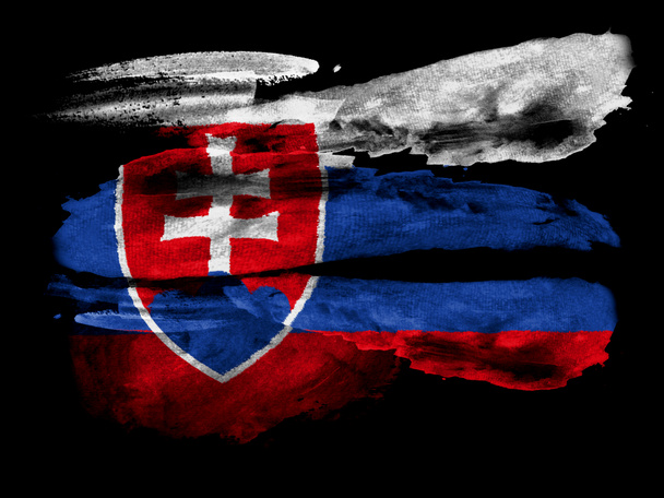 Le drapeau slovaque
 - Photo, image