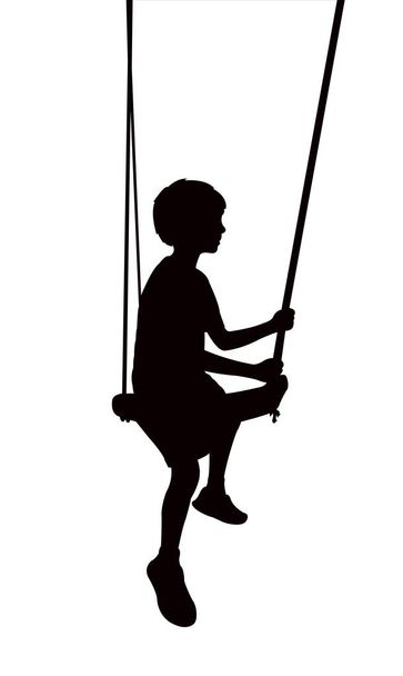 a child body silhouette vector - Vector, afbeelding