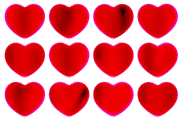 Праздничный абстрактный фон с изображением сердца как символа любви и семейного счастья
 - Фото, изображение