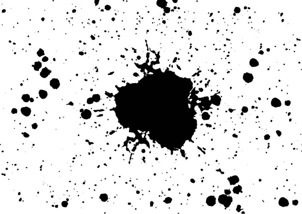 Soyut sıçramak siyah renk tasarım background.illustration vektör tasarımı - Vektör, Görsel