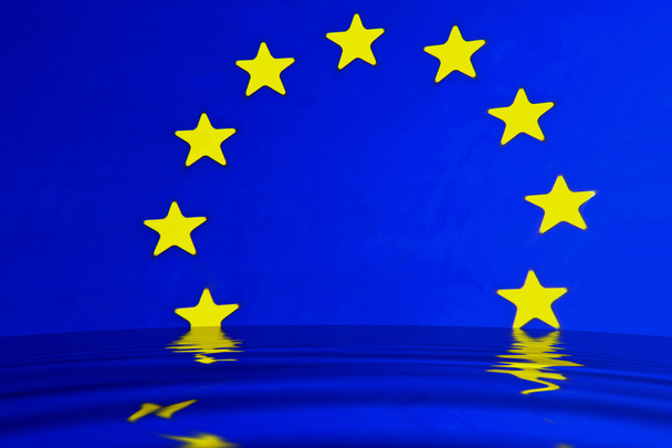 Bandera europea
 - Foto, imagen