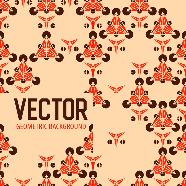 Geometric tiles decoration background - Vector, Image