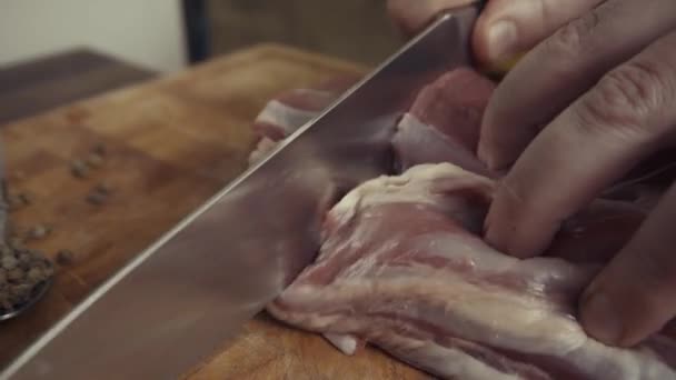 Stück rohes, frisches Steak - Filmmaterial, Video