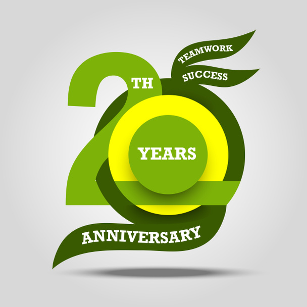 Signo de 20 aniversario y celebración del logotipo
  - Foto, imagen