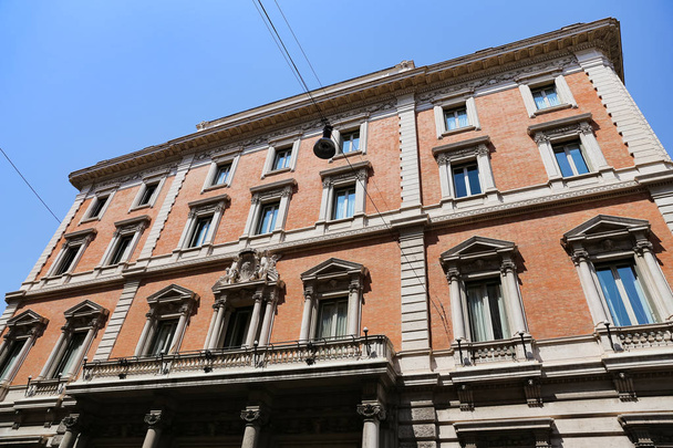 Facade of a Building in Rome City, Italy - Fotó, kép