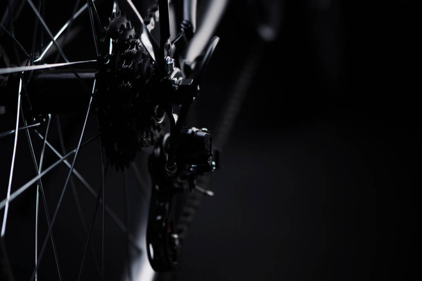Close-up van een fiets keten  - Foto, afbeelding