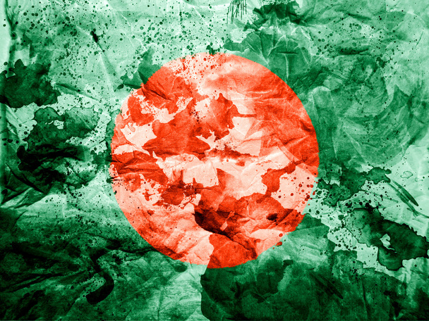 La bandera de Bangladesh
 - Foto, Imagen