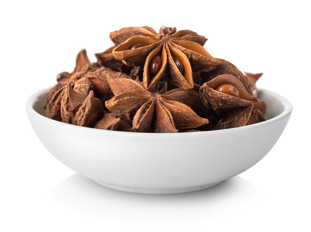Star anise in plate - Photo, Image